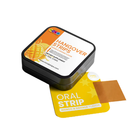 MindStrips hangover relief strips