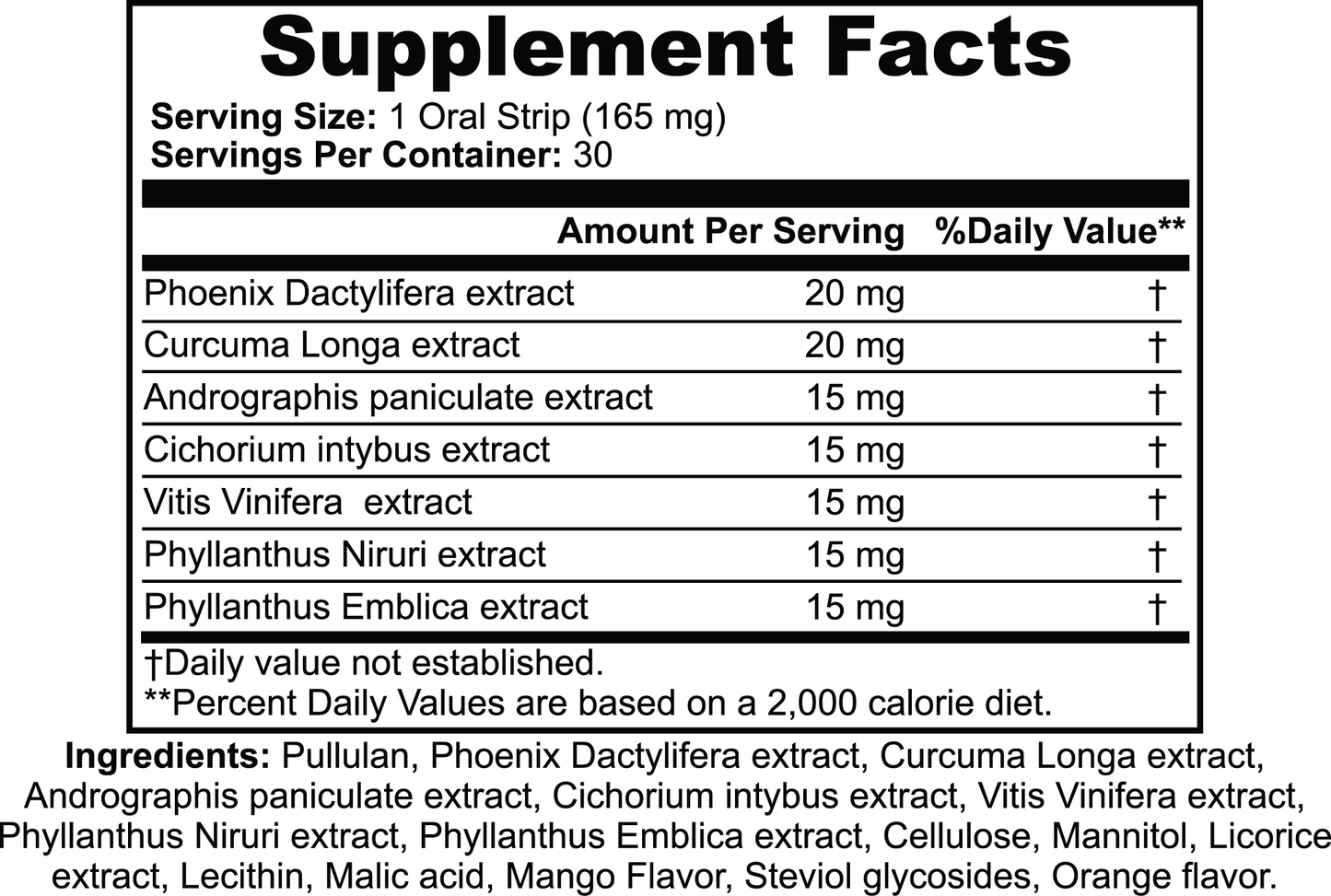 Mind trips supplement facts
