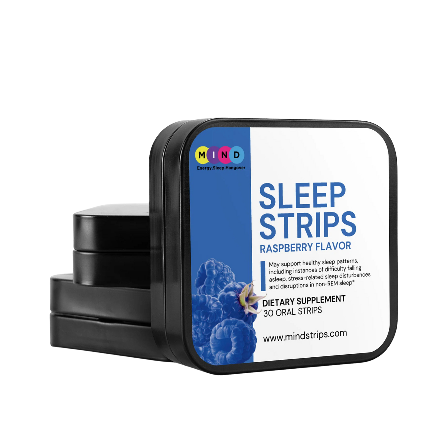 Dissolvable sleep strips for relaxation and rest