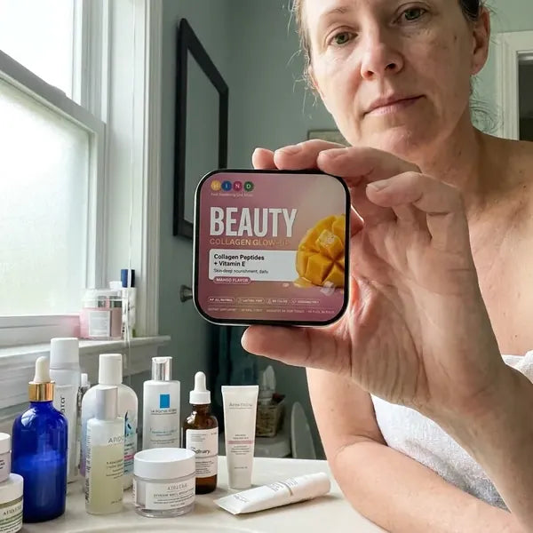 Customer trying Beauty strips