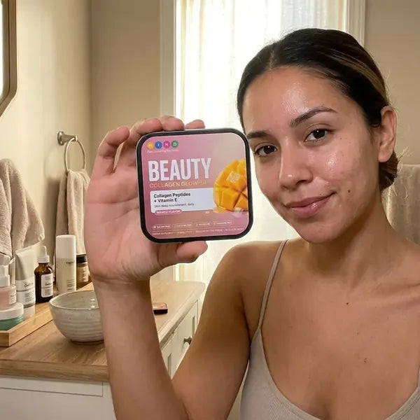 Customer trying Beauty strips