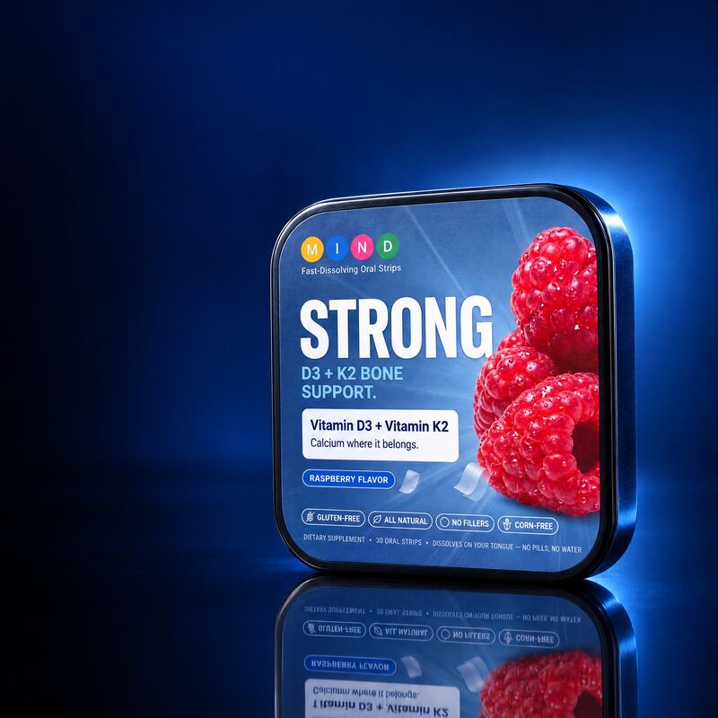 Bone Support: studio photo of the tin