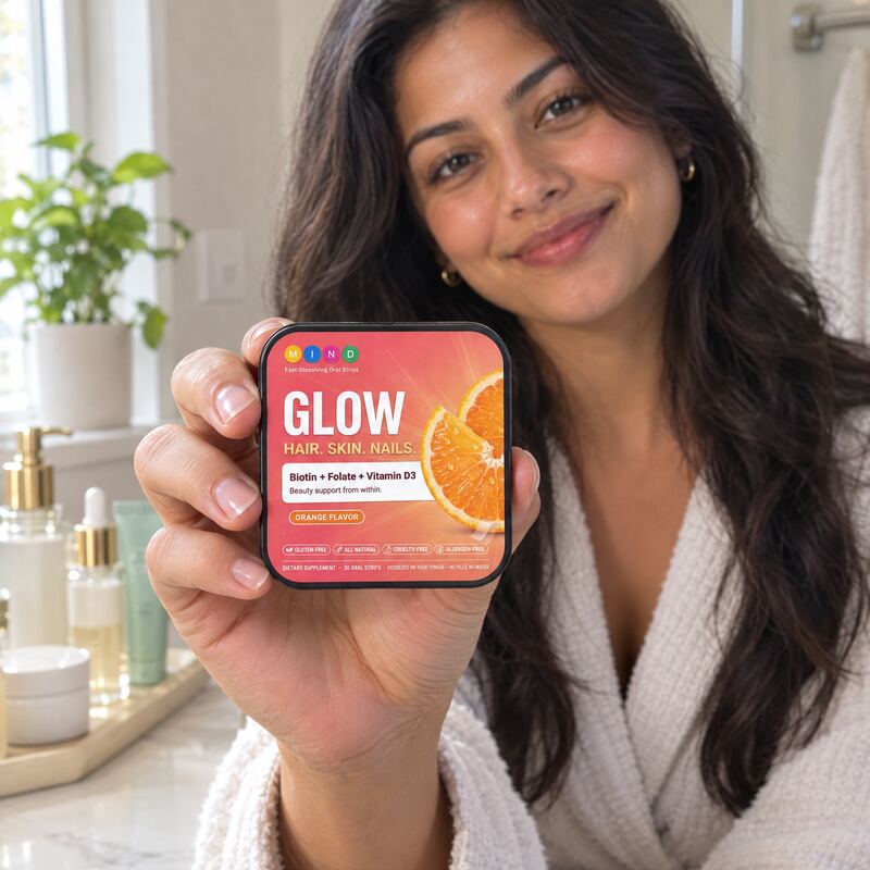 Hair, Skin & Nails: tin in hand