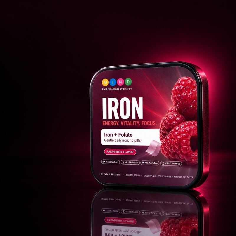 Iron: studio photo of the tin