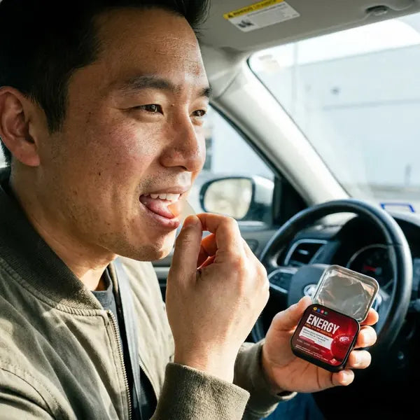 Customer trying Energy strips
