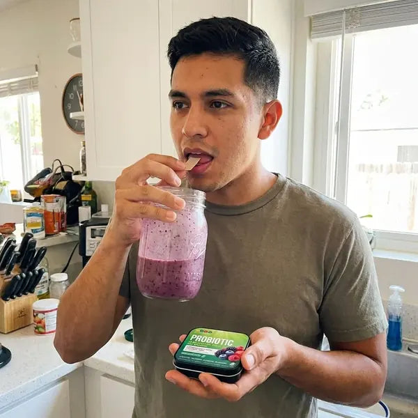 Customer trying Probiotic strips