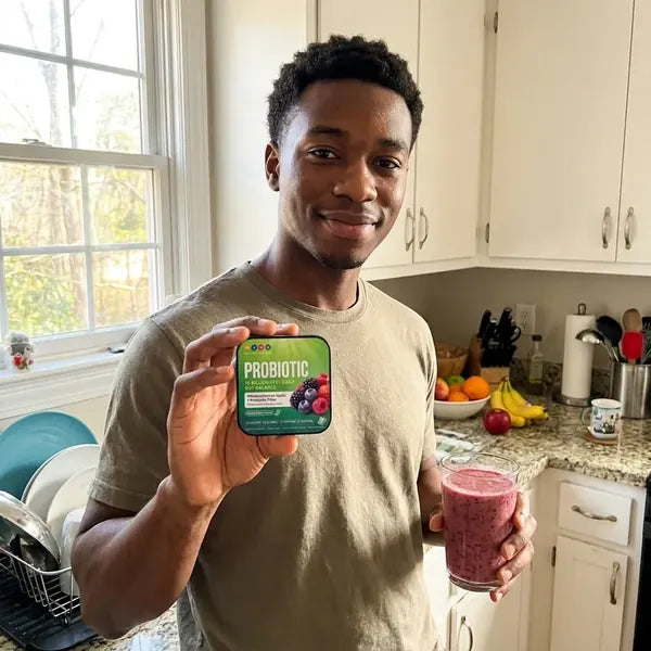 Customer trying Probiotic strips