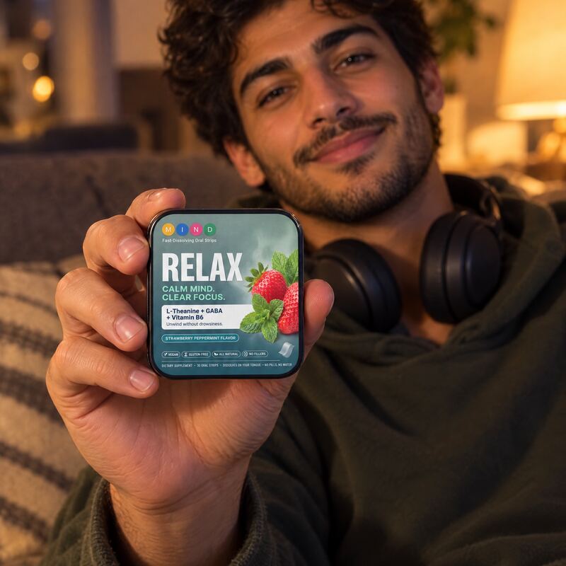 Relax: tin in hand