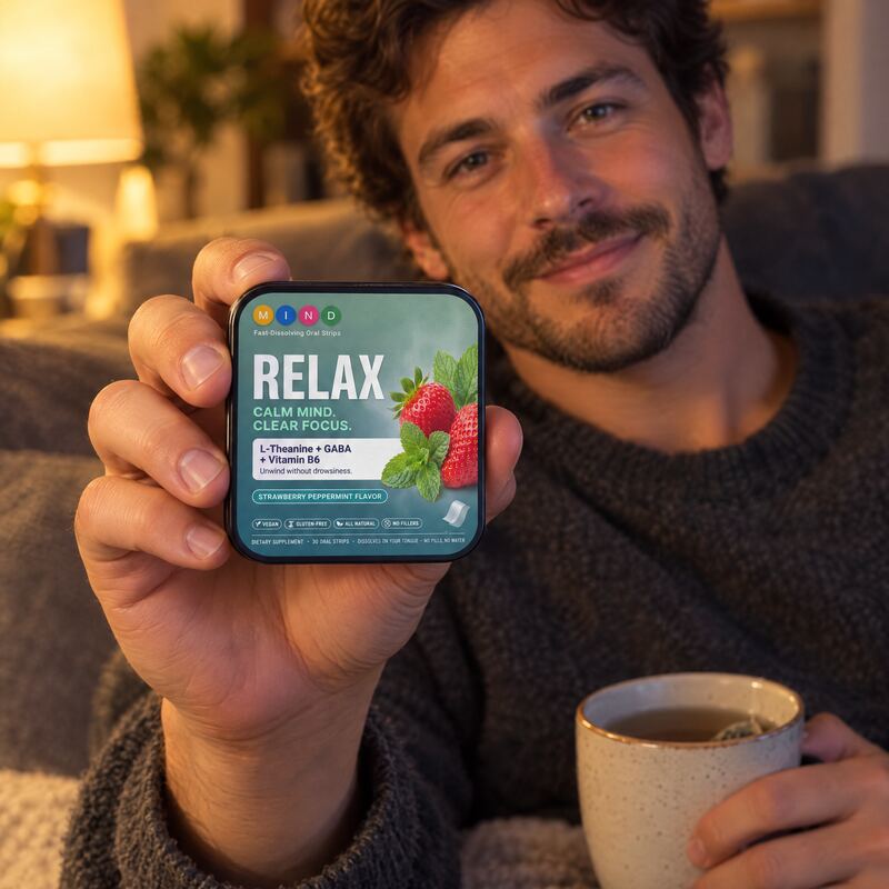 Relax: tin in hand
