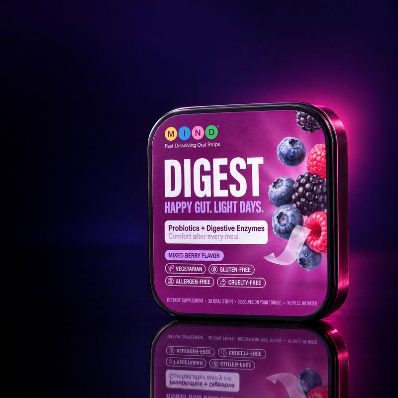 Digest: studio photo of the tin
