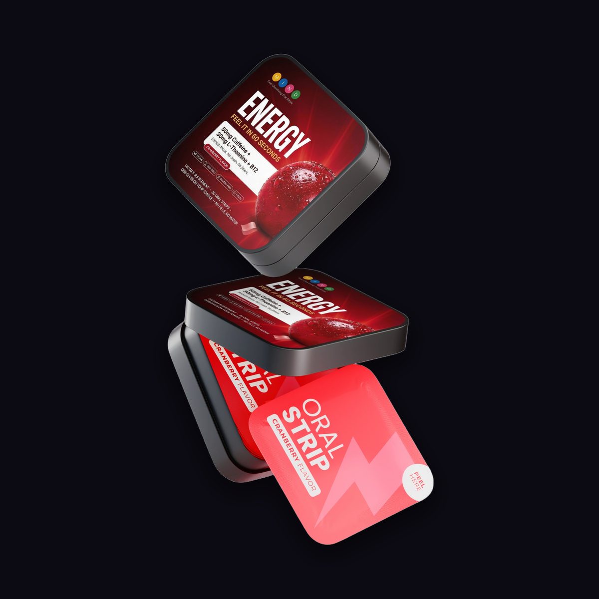 MindStrips Energy tins