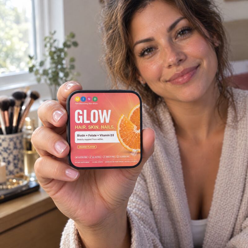 Hair, Skin & Nails: tin in hand