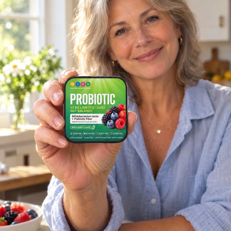 Probiotic: tin in hand